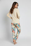 Zivame Buttersoft Knit Poly Pyjama Set - Ethereal Green — thumbnail 3